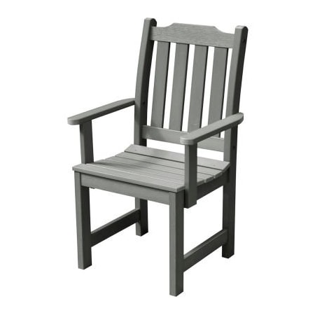 Highwood Usa Highwood® Synthetic Wood Dining Chair With Arms, Coastal Teak AD-CHDL2-CGE